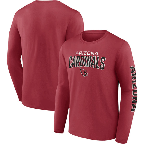 Arizona Cardinals Red Go the Distance Long Sleeve T-Shirt